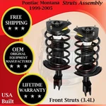 Monroe Oem Front Struts Assembly 1999-2005 Pontiac Montana Lifetime Warranty. Fixed Price $252.23.