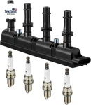 Ignition Coil Pack UF669 And Iridium Spark Plug XP3922 Compatible With Chevy Cru. Fixed Price $100.35.