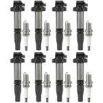 Set Of 16 Ignition Coil Spark Plug Kits For Range Rover Jaguar Xf Sport. Fixed Price $139.99.