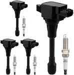 Ignition Coil UF549 Pack & Iridium Spark Plugs Set Of Compatible With Nissan. Fixed Price $87.54.
