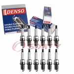 12 Pc Denso Platinum Long Life Spark Plugs For 1998-2000 Mercedes-benz C280 Lb. Fixed Price $103.46.