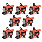 Ena Round Red Ignition Coil Pack V8 5.3 6.0 Compatible With Gmc Chevy Silve.... Fixed Price $170.49.