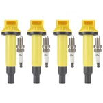 Ignition Coil And Spark Plug Kit For Toyota Yaris Prius Echo 2000. Fixed Price $82.09.