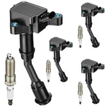 Set Of 4 UF735 Ignition Coil Pack And SP539 Spark Plugs Compatible With Ford .... Fixed Price $127.68.