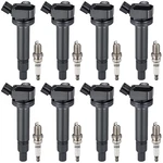 Bdfhyk Ignition Coil Pack And Spark Plug Set Of 8 Compatible With Lexus GS430 Gx. Fixed Price $97.14.