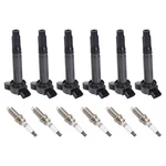 UF487 Set Of 6 Ignition Coil Pack & Spark Plugs Fit For Toyota Avalon Camry R.... Fixed Price $128.02.