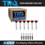 Trq Ignition Coil & Iridium Spark Plug Kit Set For Audi A4 A5 A6 Q5 Q7 S4 S5 V6. Fixed Price $164.95.