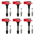 Carbole Iridium Spark Plug And Ignition Coils, Replacement For Nissan Maxima .... Fixed Price $126.99.