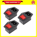 3PCS AC-14-F16A Switch Power Socket 10A Fuse Three In One. Fixed Price $46.99.