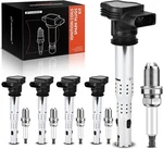 A-premium Set Of 5 Ignition Coil Pack And Iridium Spark Plugs Compatible.... Fixed Price $120.97.