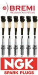 Six Bremi Ignition Coils W/ngk Spark Plugs Bmw Oe #'s: 12138616153 12122158253. Fixed Price $279.48.