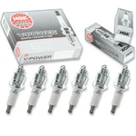 Pcs Ngk V-power Spark Plugs For 1966-1967 Jeep Dispatcher 3.7L V6 Engine Nr. Fixed Price $25.61.