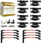 Mas Set Of Ignition Coils Pack & Platinum Spark UF413X8+ACD6X8+WIRE9059C. Fixed Price $272.99.