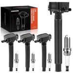 Set Of 4 Ignition Coil Pack And Iridium Spark Plugs Compatible With Jeep Compass. Fixed Price $64.99.