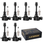 Set Of 6 Ignition Coil Pack And Spark Plugs Fits For Infiniti FX35 G35 M35 Ni.... Fixed Price $142.08.