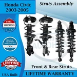 Monroe Genuine Oem Front & Rear Struts For 2003-2005 Honda Civic 9YR Warranty. Fixed Price $487.00.