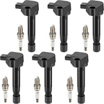 Set Of 6 UF242 Ignition Coil Pack And 4503 Spark Plugs Compatible With Acura .... Fixed Price $145.99.