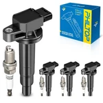 Philtop Ignition Coil Pack And Iridium Spark Plugs Fits For Toyota 2001-2009 .... Fixed Price $87.04.