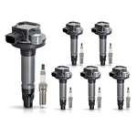 Ena Set Of 6 Ignition Coil Pack Platinum Spark Plug 3.5L 3.7L Compatible With. Fixed Price $191.36.