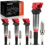 A-premium 4X Ignition Coils & Iridium Spark Plug For Mini R52 R55 R56 Cooper. Fixed Price $79.99.