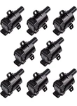 Mas Set Of 8 Round Ignition Coils Pack Compatible With Chevrolet Gmc Silverad.... Fixed Price $35.00.