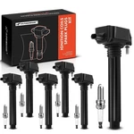 A-premium Ignition Coil (UF-648) & Spark Plugs (93175),12PCS, Black. Fixed Price $121.38.