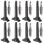 Autowxjq Ignition Coil Iridium Spark Plugs Set Of 8PCS Compatible With 2007 2.... Fixed Price $226.80.