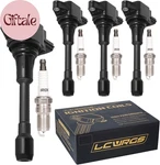 Set Of 4 Ignition Coil Pack And Spark Plugs Fits For 2007 2008 2009 2010 2011. Fixed Price $113.40.