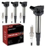Kacuyelin UF596 Ignition Coil Pack & Iridium Spark Plugs Compatible With.... Fixed Price $79.90.