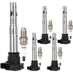 Eccpp Ignition Coils With Iridium Spark PLUGS,UF575,FOR Audi A3 2004-2013.... Fixed Price $103.77.