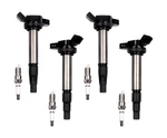 Ignition Coils Pack And Spark Plugs 0986AG0711 UF596 UF619 Compatible With 20.... Fixed Price $64.32.