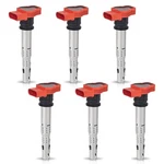 Ena Set Of 6 Ignition Coil Pack UF529 Compatible With Audi Volkswagen Vw. Fixed Price $158.36.