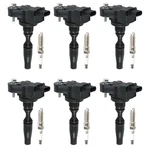Yomall 6 UF830 Ignition Coils + Iridium Spark Plugs Kit Lacrosse Camaro. Fixed Price $79.99.