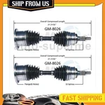 Front Cv Axle Half Shaft Joints 2X For Gmc Sierra 1500 Hd 6.0L 4WD 2002-2006. Fixed Price $301.22.