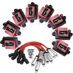 BANG4BUCK 8PCS Ignition Coils Pack Square Type UF271 D581 + 8MM Spark Pl.... Fixed Price $237.99.