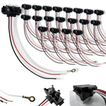 20X 3 Wire Plug Truck Trailer Light Molded Prong Pigtail Harness Conne.... Fixed Price $44.09.