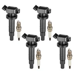 Bdfhyk Ignition Coil Pack UF247 And Iridium Spark Plug 4503 Compatible With T.... Fixed Price $90.02.