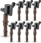 Ena Set Of 8 Brown Boot Ignition Coil Pack Compatible With Ford Lincoln.... Fixed Price $103.99.
