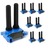 Blue Set Of 8 Ignition Coil Pack Compatible With Dodge Challenger Charger Dur.... Fixed Price $161.38.