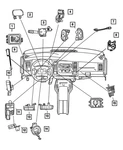 Genuine Mopar Ignition Switch 56045879AB. Fixed Price $179.36.