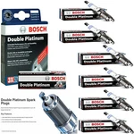 Bosch Double Platinum Spark Plug FR7KPP332U 6PCS For 2009-2012 Audi Q5 V6-3.2L. Fixed Price $45.75.