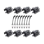 Ena Pack D581 UF271 Square Ignition Coils And 748EE Spark Plug Wires Set Co.... Fixed Price $175.00.