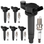 Hqpasfy UF506 Ignition Coils & Iridium Spark Plugs Pack Set Of Compatible W.... Fixed Price $105.22.