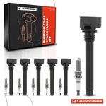 A-premium 6X Ignition Coil & Iridium Spark Plug For Jeep Grand Cherokee 16 18. Fixed Price $99.74.