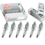 Pcs Ngk V-power Spark Plugs For 1966-1967 Jeep Commando 3.7L V6 Engine Mb. Fixed Price $25.61.