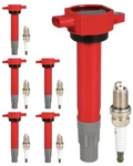 Ignition Coil Pack UF502 And Spark Plugs 7781 Fit For Chrysler 300 Sebring Pa.... Fixed Price $100.21.