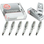 Pcs Ngk V-power Spark Plugs For 1975 Gmc P25 4.8L L6 Engine Kit Set Tune Cb. Fixed Price $25.55.