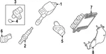 Genuine Nissan Engine Crankshaft Position Sensor 23731-9BT0A. Fixed Price $89.65.