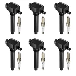 Bdfhyk Ignition Coil Pack UF648 And Iridium Spark Plug 97390 Compatible With.... Fixed Price $110.69.