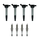 Marsram Ignition Coil Pack UF596 & Double Iridium Spark Plug 4912 For 2009 20.... Fixed Price $86.16.